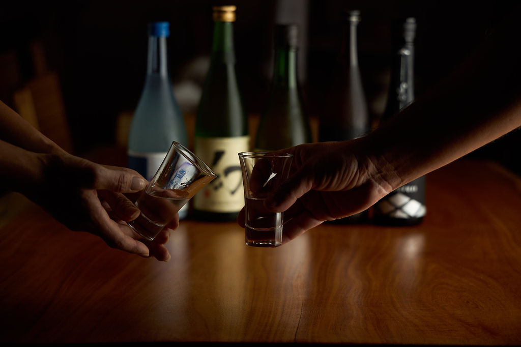 Anaba sake and drinks selection