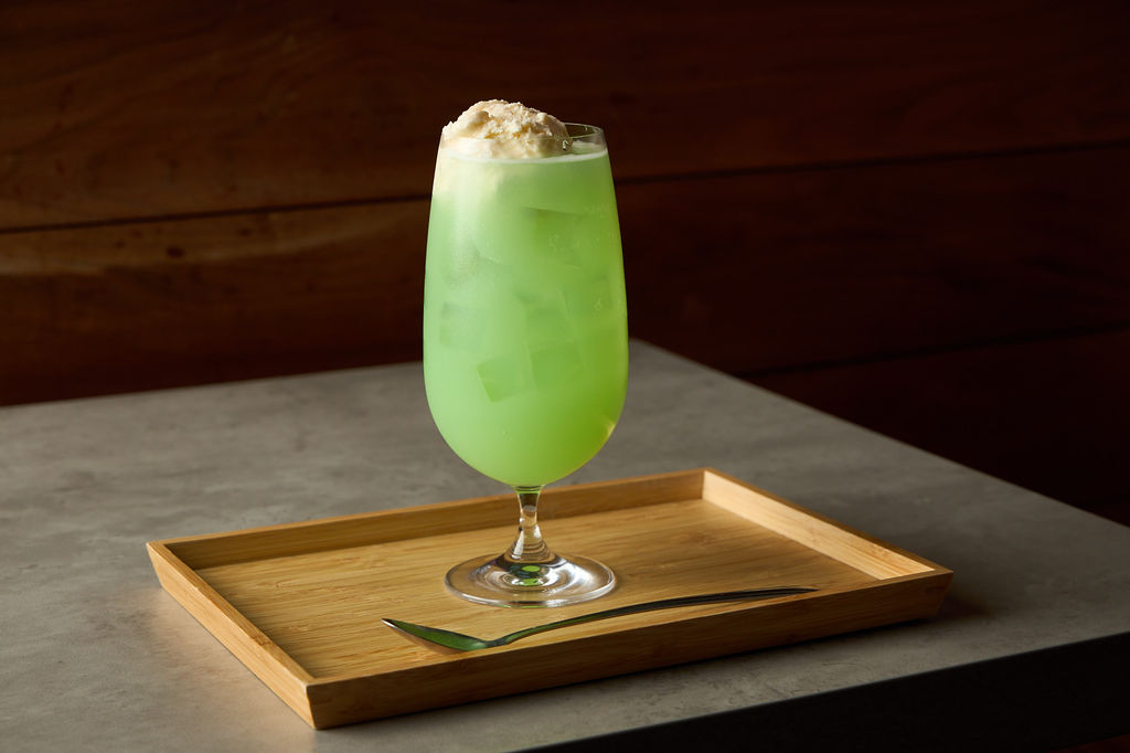 Japanese cream soda at Anaba