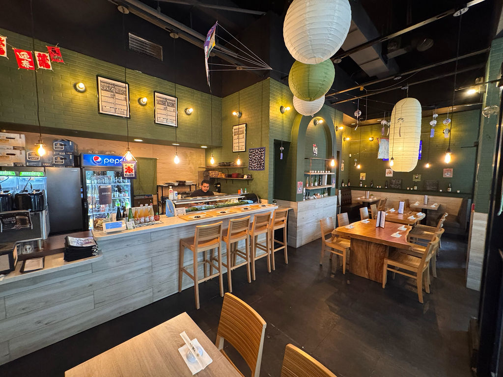 Anaba dining room — warm lighting and intimate seating