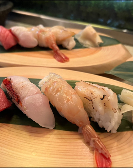 Anaba omakase — chef's selection of premium nigiri
