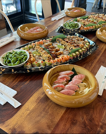 Anaba yakitori bowl with grilled skewers