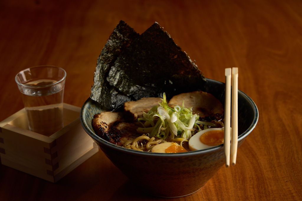 Anaba yakitori bowl — charcoal grilled skewers over steamed rice